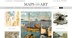 Desktop Screenshot of mapsandart.com